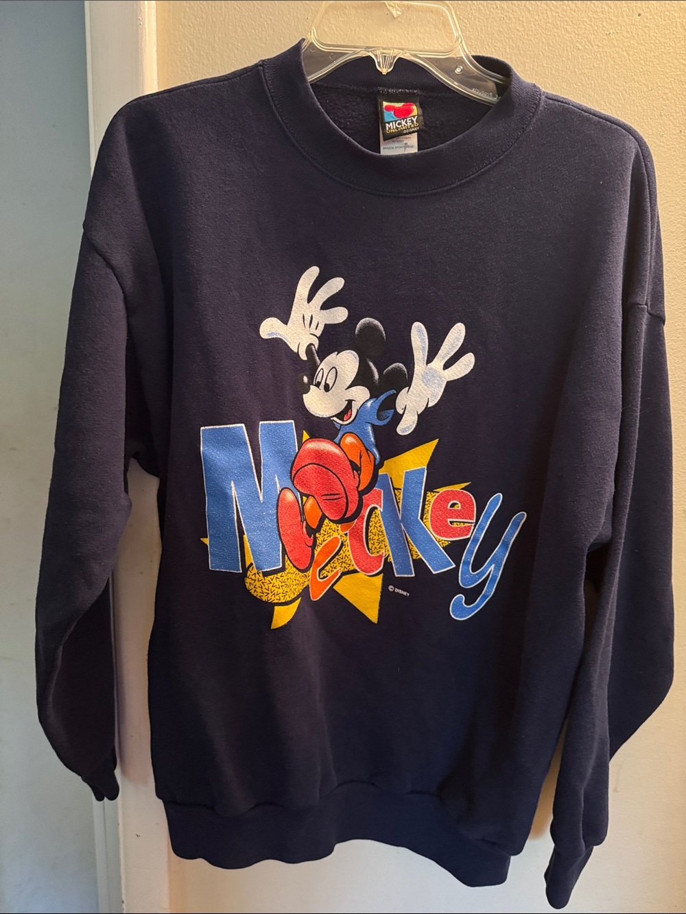 Mickey Graphic Crewneck Sweatshirt - Navy